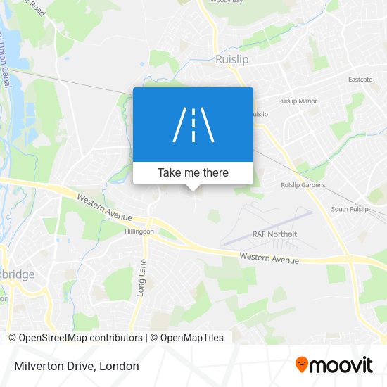 Milverton Drive map