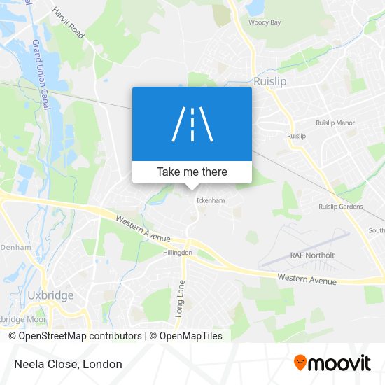 Neela Close map