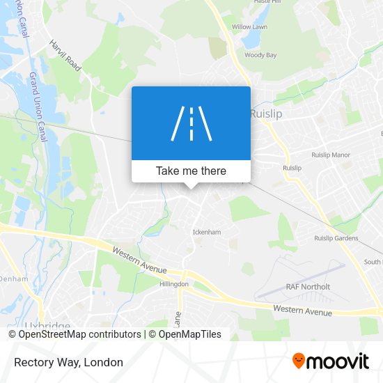 Rectory Way map