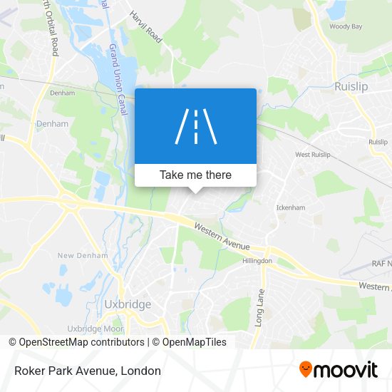 Roker Park Avenue map