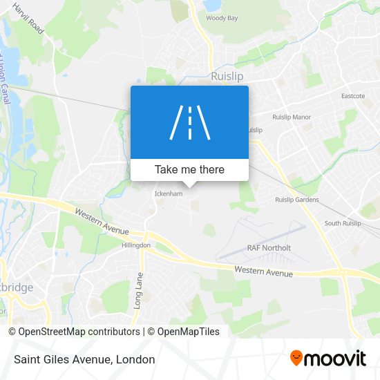 Saint Giles Avenue map