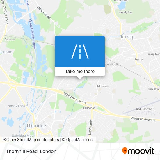 Thornhill Road map