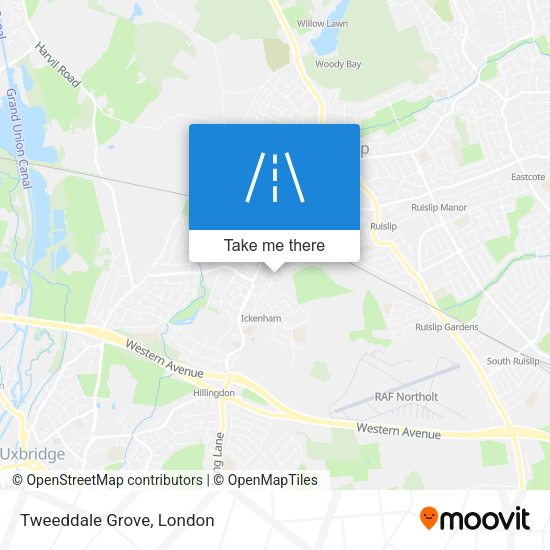 Tweeddale Grove map