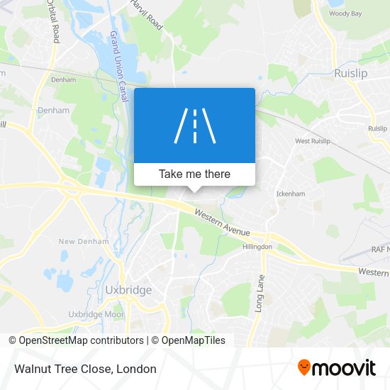 Walnut Tree Close map