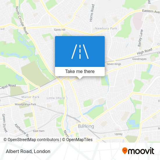 Albert Road map