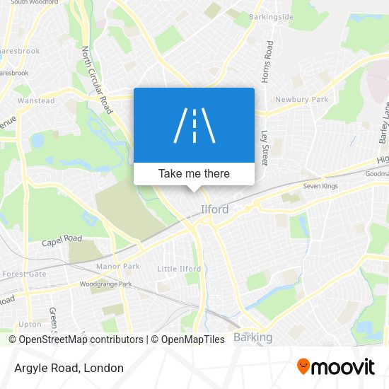 Argyle Road map