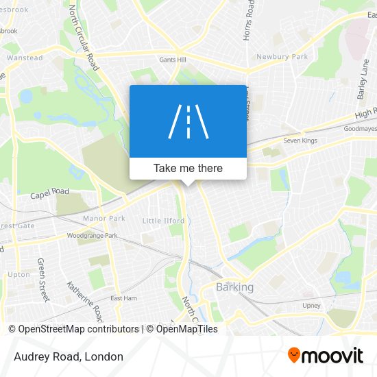 Audrey Road map