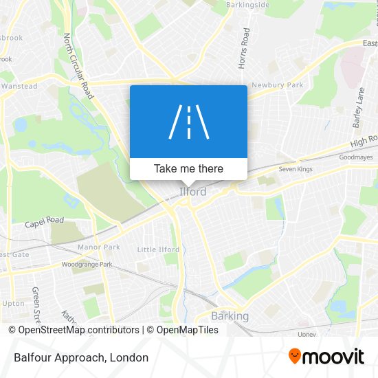 Balfour Approach map