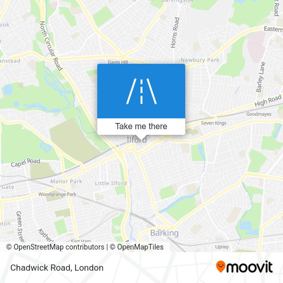 Chadwick Road map