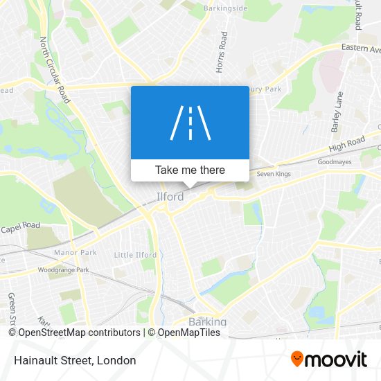 Hainault Street map