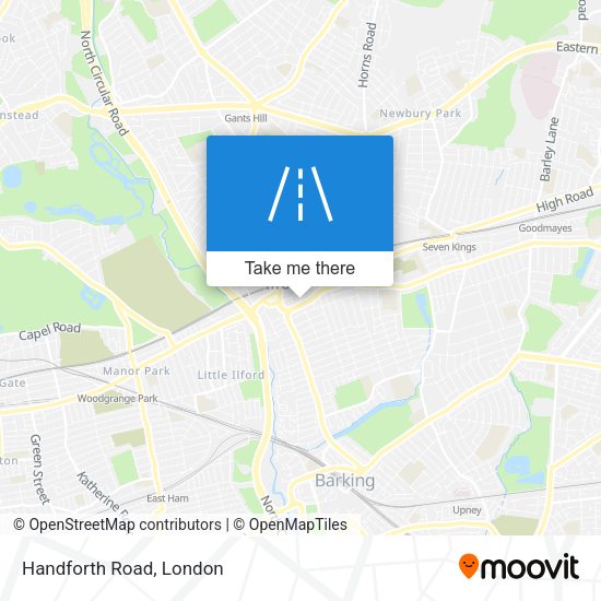 Handforth Road map