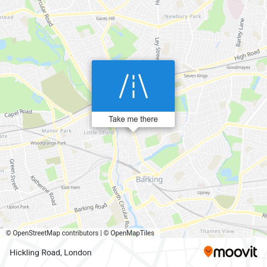 Hickling Road map