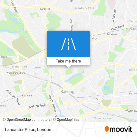 Lancaster Place map