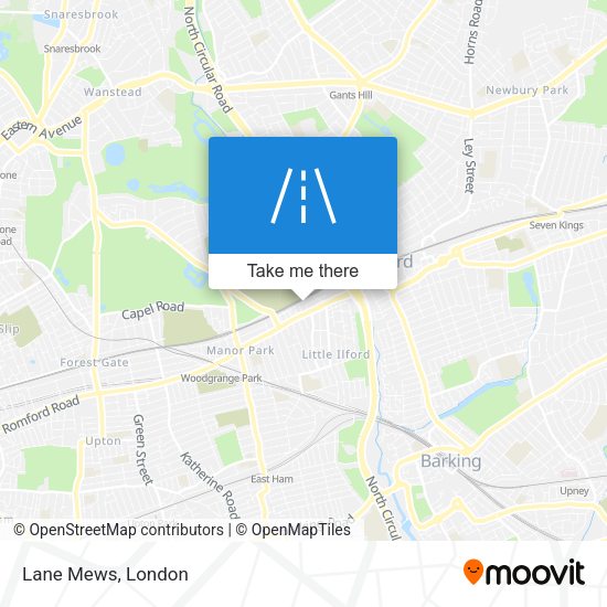 Lane Mews map