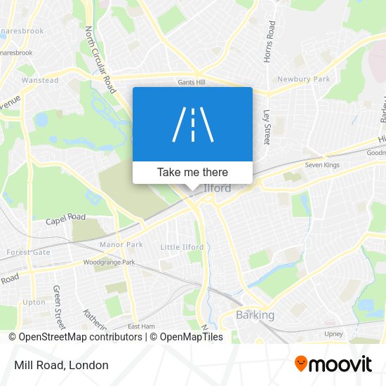 Mill Road map