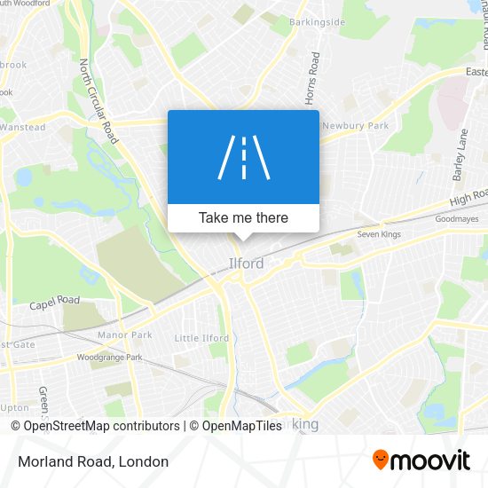 Morland Road map