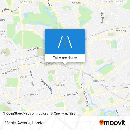 Morris Avenue map