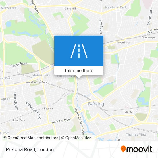 Pretoria Road map