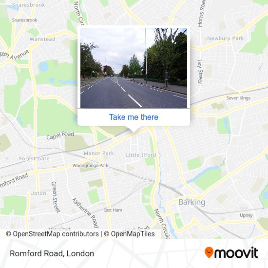 How to get to Romford Road, Ilford by bus, train, Tube or DLR?