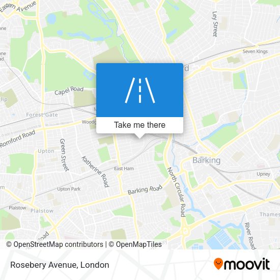 Rosebery Avenue map