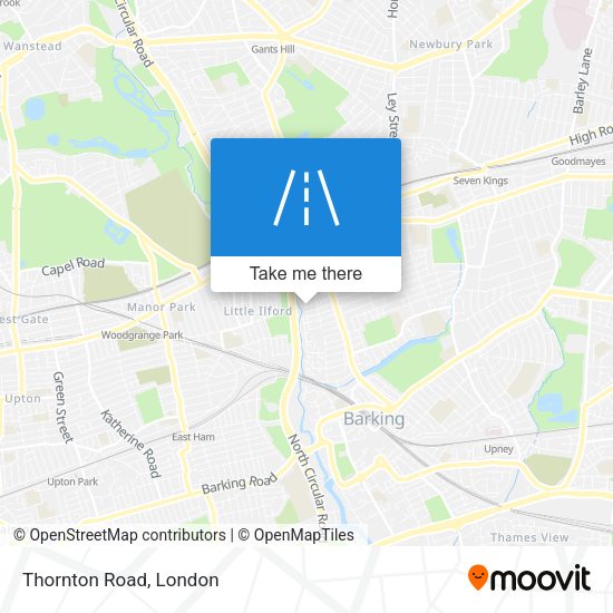 Thornton Road map