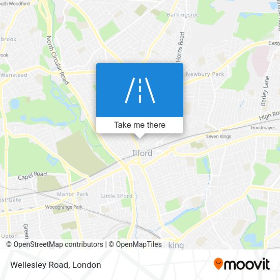 Wellesley Road map