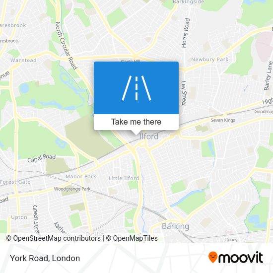 York Road map
