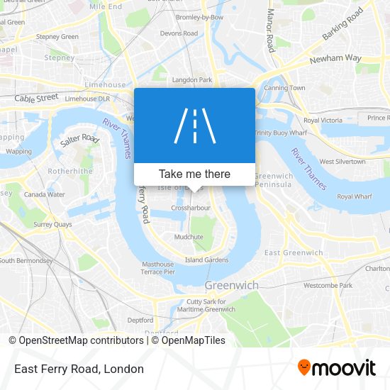 East Ferry Road map