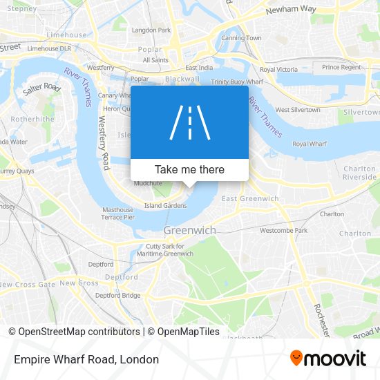 Empire Wharf Road map