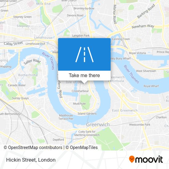 Hickin Street map