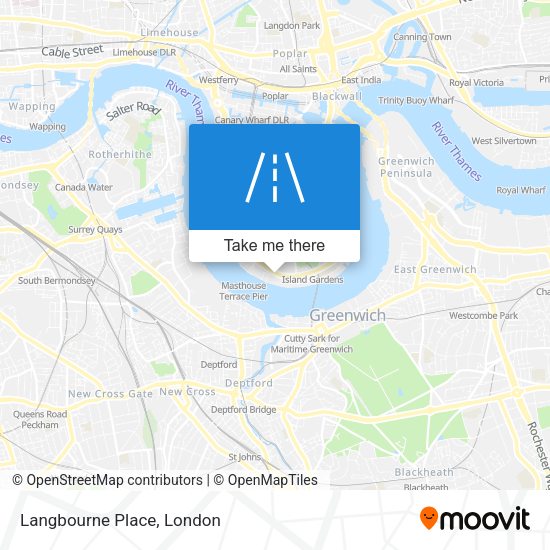 Langbourne Place map