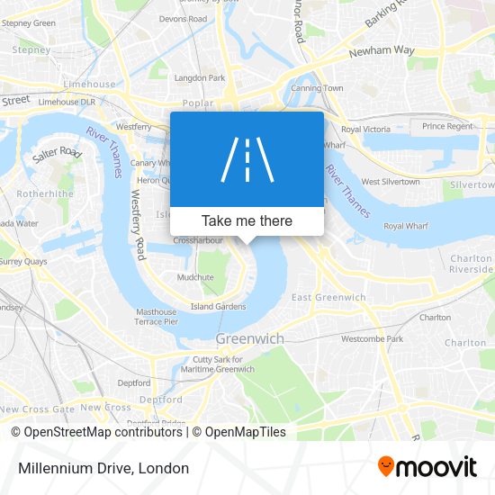 Millennium Drive map
