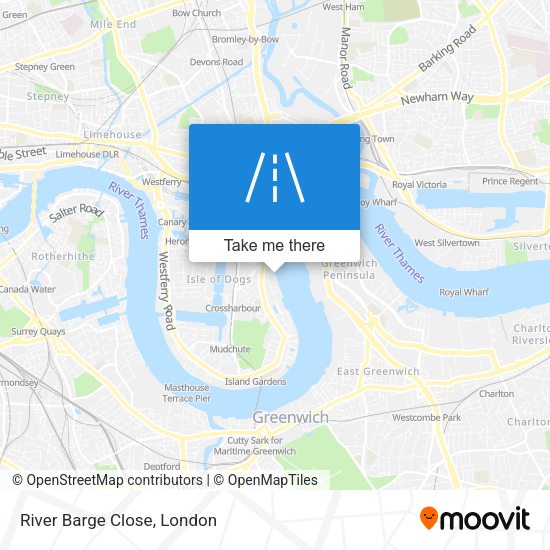 River Barge Close map