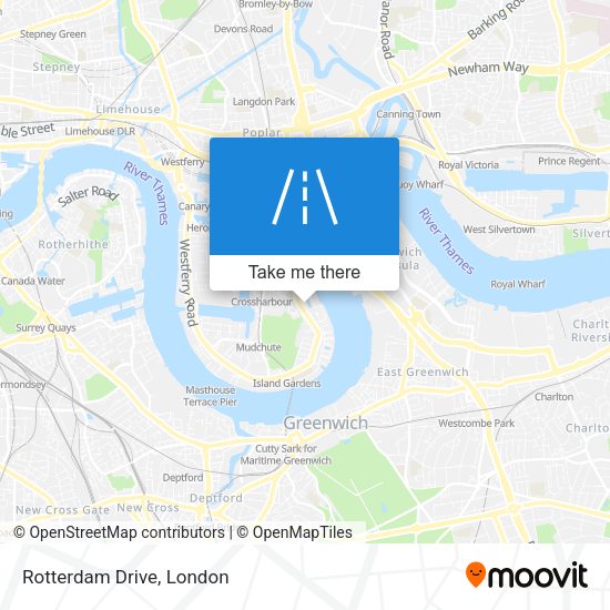 Rotterdam Drive map