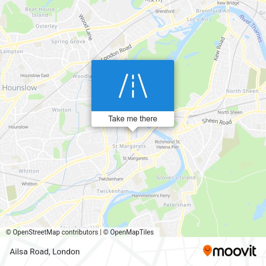 Ailsa Road map