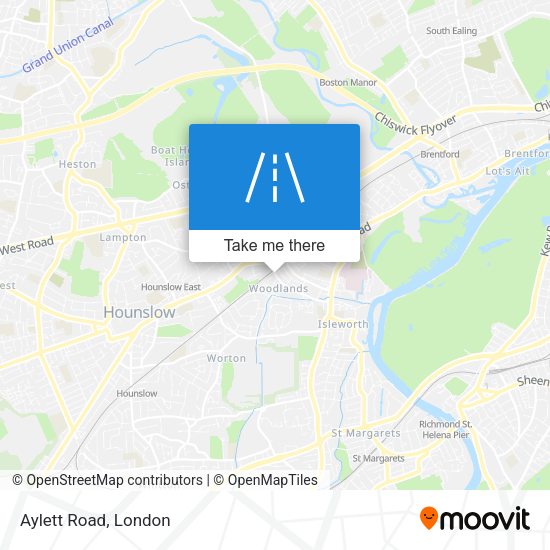 Aylett Road map