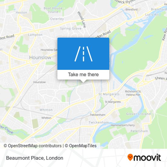 Beaumont Place map