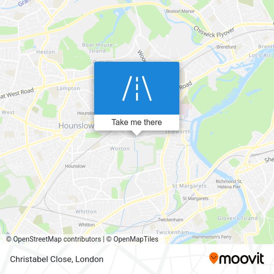 Christabel Close map