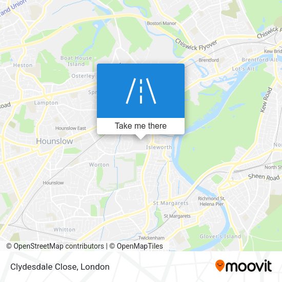 Clydesdale Close map