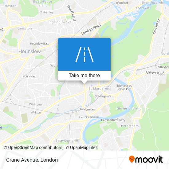 Crane Avenue map