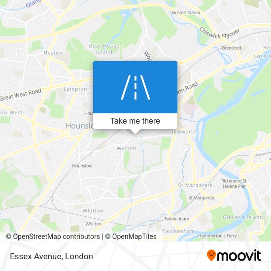 Essex Avenue map