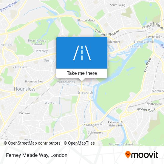 Ferney Meade Way map