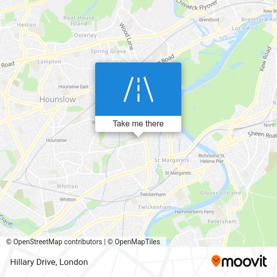 Hillary Drive map