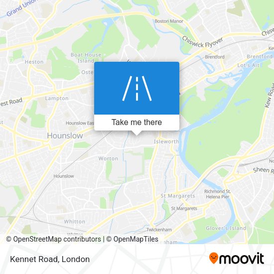 Kennet Road map