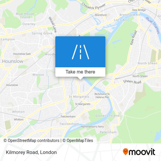 Kilmorey Road map