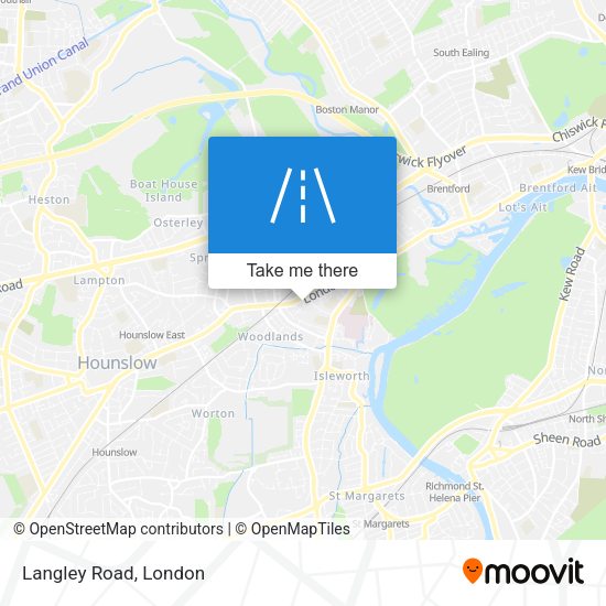 Langley Road map