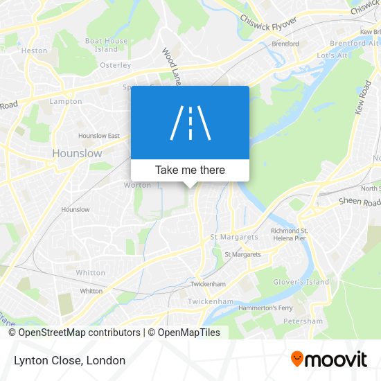 Lynton Close map