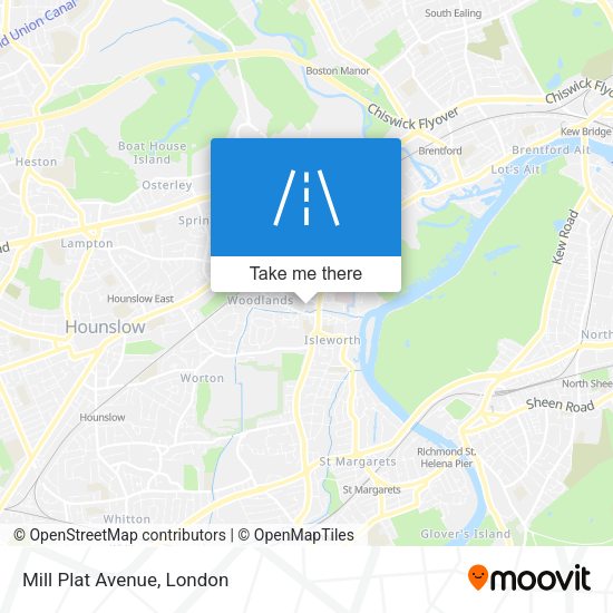 Mill Plat Avenue map