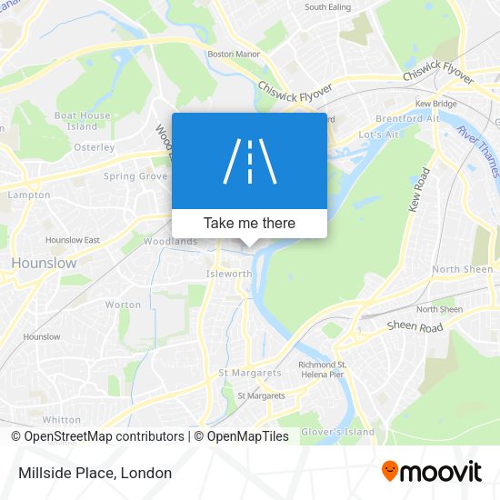 Millside Place map