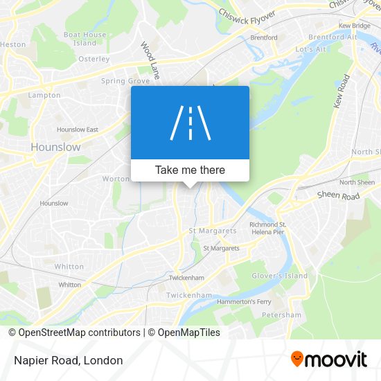 Napier Road map